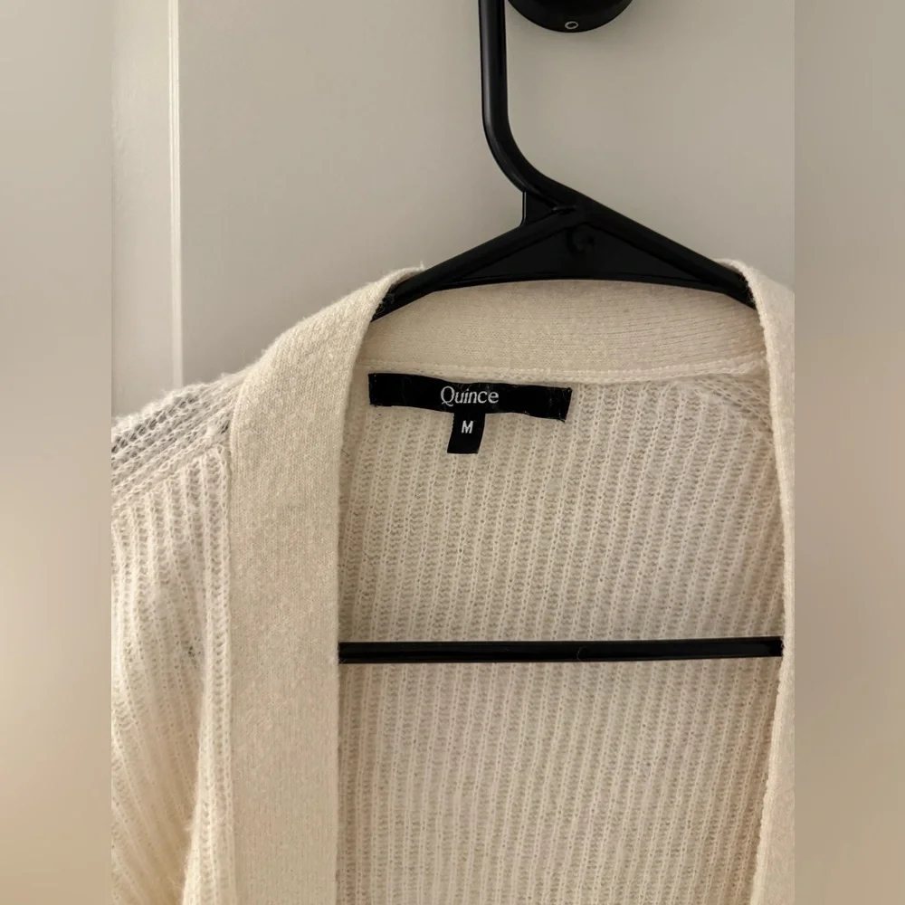 Baby Alpaca-Wool Cropped Cardigan - Picture 2 of 5